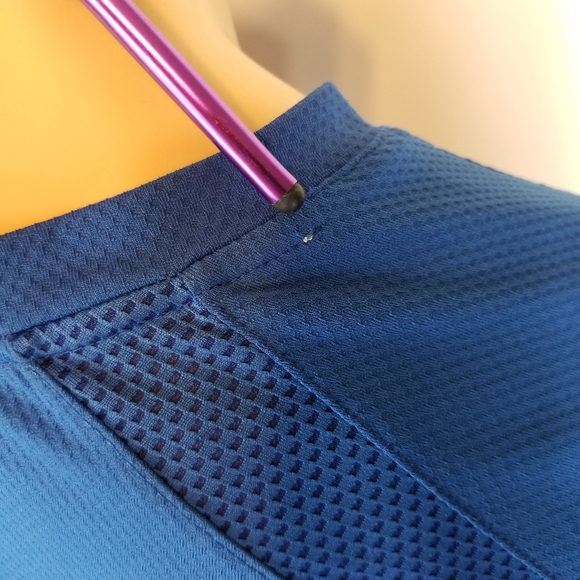 Reebok Mens Compression Shirt Sz 2XL Blue Stretch - Picture 8 of 9